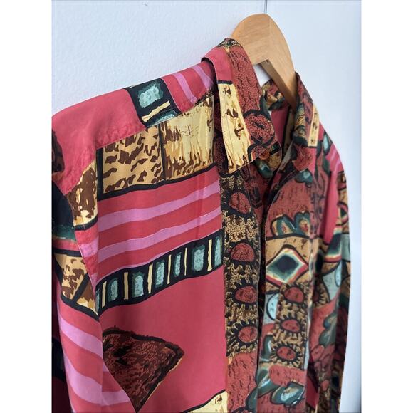 Dennise Paris Silk Blouse Women’s Small - Picture 6 of 9